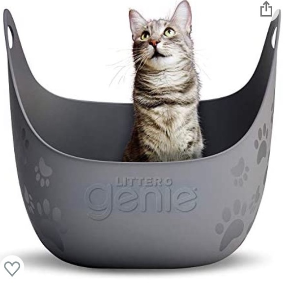 genie Cat Litter Genie Litter Box Cat Kitty Litter Box Highsided